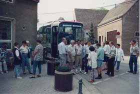 Ankunft am alten Gerätehaus 1996 Ankunft am alten Gerätehaus 1996