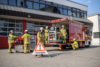 Gerätewagen Logistik von hinten