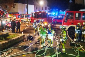 Gemeinsame Übung mit der Freiwilligen Feuerwehr Mannheim Seckenheim